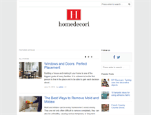 Tablet Screenshot of homedecori.com